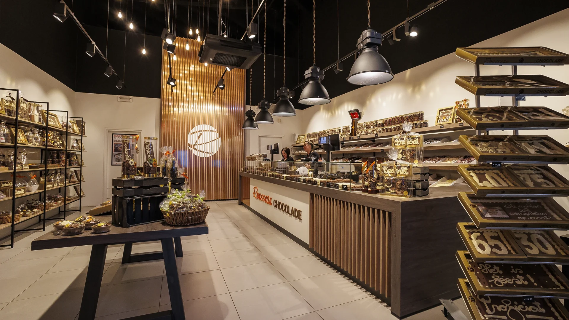 Winkelinterieur van Rousseau Chocolade